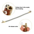 thumbnail image 6 of Stainless Steel 30cm Air Chuck Inflator Compressor Pump Extension Hose for Car Motorbike Quick Connect Release, 6 of 6