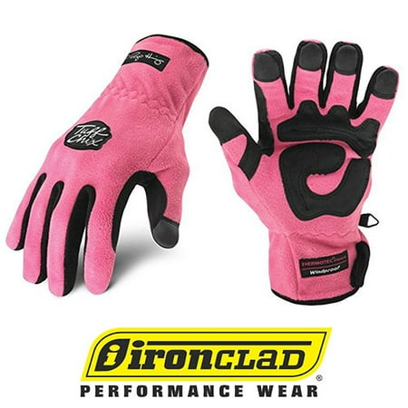 - Ironclad SMTC-02-S Tuff Chix Women's Pink Work Gloves - Small