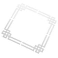 thumbnail image 5 of 4pcs Mirror Corner Decals: Adhesive Wall Mirror Stickers Acrylic Corner Hollow Applique Trim For Home Living Room Bedroom Background Decoration, 5 of 6