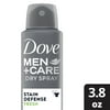 Dove Men+Care Stain Defense Fresh Dry Spray Antiperspirant Deodorant, 3.8 oz