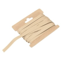 Uxcell Double Fold Bias Tape 1/3 Inch x 6 Yards Satin Pre-fold Tape Light Brown