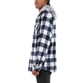 thumbnail image 2 of Ma Croix Mens Flannel Hoodie Jackets for Men Long Sleeve Plaid Shirt, 2 of 9