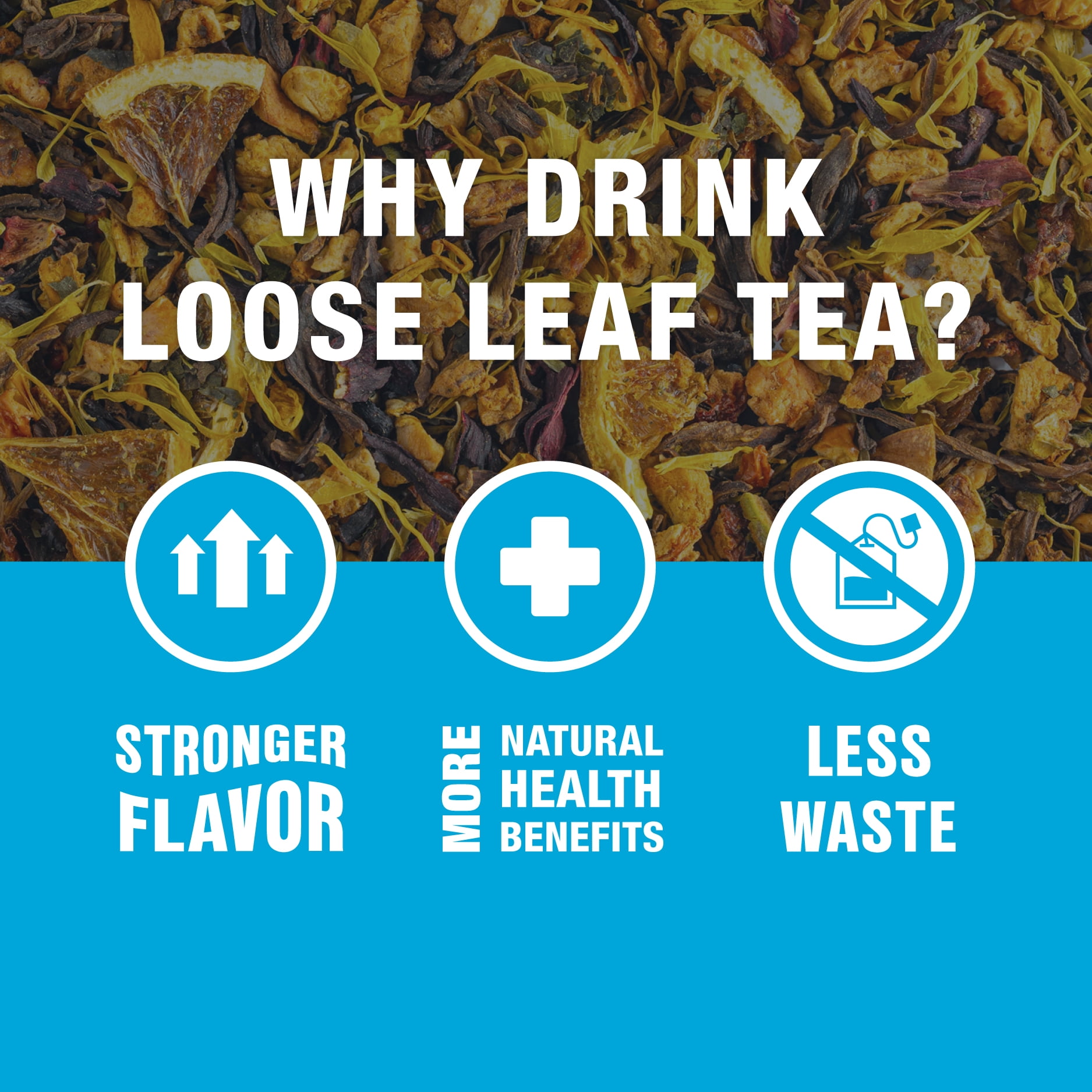 Tiesta Tea - Orange Tango,Immunity Loose Leaf Tea Blend,Orange Hibiscus Herbal Tea,Non-Caffeinated Fruit Tea,Make Hot or Iced & Up to 200 Cups,Made w/Natural Ingredients - 16oz Resealable Pouch
