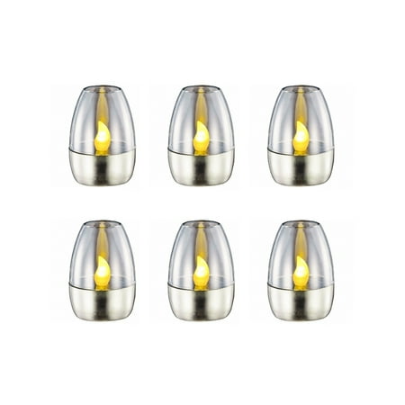 

Outdoor Solar Candle Lights Powerful Backyard Decor Lamps for Garden Patio Pathway Deck Yard