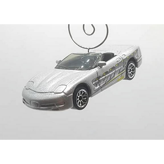 Christmas Ornament for 2000 Chevy Corvette Convertible Silver