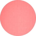 thumbnail image 1 of Ahgly Company Indoor Round Solid Red Modern Area Rugs, 8' Round, 1 of 4