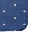 thumbnail image 3 of Simply Daisy 34" x 21" Plush Microfiber Blue Dorothy Dot Bath Mat, 3 of 3