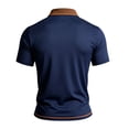 thumbnail image 4 of Hsovts Patriotic Golf Shirts for Men USA American Flag Polo Shirt 4th of July Camo Short Sleeve Business Casual Collared Tops 2026 Navy 2XL, 4 of 4
