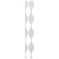 thumbnail image 3 of Ekena Millwork 94"H x 1/8"T Ozark Adjustable Acrylic Decorative Slat Wall Panel Kit, White (contains 8 Slats + 1 Straight Edge Starter Slat), 3 of 11