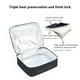 thumbnail image 4 of Bolsa térmica para almuerzo para adultos y niños | Porta bento térmico con asa | Tela Oxford a prueba de fugas para el trabajo, la escuela, la oficina y picnics | Azul, negro, gris, rojo, 4 of 6