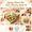 #002, variant on Spring Flower Bee Hand Embroidery Starter Kit, DIY Circular Hanging Pendant Sewing Craft, Creative Holiday Birthday Gift for Craft Lovers