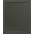 Mainstays 11” x 14" Matted to 8” x 10" TwoTone Black Wood Photo Frame