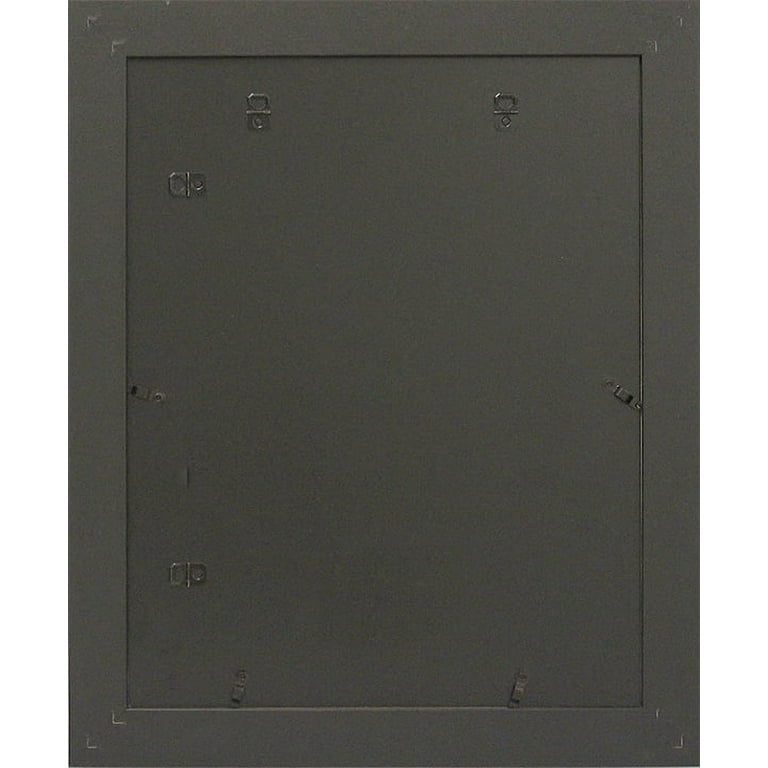 tones frame design TONES FRAME DESIGN 11x14 Black Wood Picture frame with 8x10  Mat, Solid Wood Venner Finish Photo Frame, and Plexiglass Front for