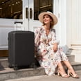 thumbnail image 2 of Ktaxon 20 Inch Carry-on Luggage Hardside Suitcase with 360° Detachable Spinner Wheels, Lightweight Unbreakable Travel Luggage, Black, 2 of 8
