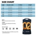 thumbnail image 6 of Fotbe Men's 2025 Happy New Year 6 Print Men's Sleeveless Muscle Tank Tops Casual T-Shirts for Gym Workout Beach-Small, 6 of 8
