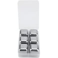 thumbnail image 5 of Reusable Stainless Steel Ice Tube Drink Chiller Cooling Tray Metal Ice Cubes Stone Stainless Steel Whiskey Stones(Pack of six), 5 of 5