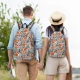 thumbnail image 4 of Fotbe Vintage Blue Fox Family A Mochila de Lona con Estampado, Mochila Duradera, Mochila Versátil de Alta Calidad, Mochila Compacta Vintage-Small, 4 of 5
