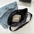 thumbnail image 2 of Bolsa De Hombro Bolso de viaje para damas Bolso de compras de moda de color sólido Bolso de viaje de gran capacidad, 2 of 9
