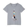 thumbnail image 1 of Cadeaux pour Fillettes, T-Shirt en Coton pour Garçons et Filles, Col Rond Imprimé, Manches Courtes, Robe à Manches Courtes, Cadeaux pour Fillettes, 1 of 5
