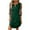 #353-Green, variant on Women's Chiffon Mini Dress with Floral Embroidery 3/4 Sleeve A-Line Round Neck Knee-Length Casual Dress