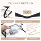 thumbnail image 4 of Bolso bandolera transparente Missnine para eventos en estadios, 4 of 6