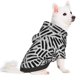 thumbnail image 2 of Fotbe Weave Geometric Sudadera con Estampado para Perros Pequeños – Suéter con Capucha para Mascotas, Tela Suave de Forro Polar con Bolsillo-XX-Large, 2 of 7