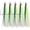 Yellow &Green-5pcs, variant on Fishing Bucktail Teaser Hooks,5pcs Saltwater Fishing Teaser Lures with Bucktail Crystal Flash Skirt Big Eyes Fluke Flounder Rig Fishing Jig Hooks 5 Colors
