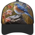 thumbnail image 1 of Eastern Bluebird Baseball Cap Classic Golf Cap Soft Dad Hat Multicolor Adjustable Low Profile Hat Unisex, 1 of 6