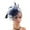 Navy, variant on LEKODE Fascinators for Women Fashion Hats for Women Tea Party Accessories for Women High Tea Hats for Women Tea Hats for Women 2025 Feather Hair Clip Army Green One Size