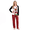 2-Red & Black, variant on PatPat Womens Pajama Sets Christmas Family Matching Pjs Holiday Long Sleeve Tops and Christmas Lights Pants with Socks, 2-Piece, Navy Blue, M