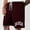 Wine, variant on HaoXianJian Men's Athletic Sport Shorts Elastic Waist Drawstring Printing Shorts Outdoor Work Shorts for Men Travel Camping Casual with Pockets Shorts Big & Tall