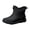 Black, variant on Water Boots for Women with Adjustable Straps Non Slip Waterproof Round Toe Pull-on Ankle Rain Shoes for Outdoor Rainy Days Gardening