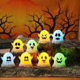 thumbnail image 3 of Halloween Ghost Lights - Flameless Candle Lights with Terrifying Expressions for Indoor Decor, Energy-Efficient LED Night Lights for Spooky Celebrations, Perfect for Fireplaces and Dining Tables, 3 of 7