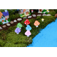 thumbnail image 2 of Fairy Garden Kit Mini Mushroom Doll Miniatura Estatuilla Casa de muñecas Adorno Juguete Musgo Micro Paisaje Bonsai Decoración Artesanía de resina hecha a mano Sincero Hogar, 2 of 7