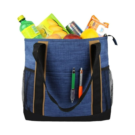 Lightweight Large Zip Cooler Tote Bag