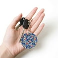 thumbnail image 5 of Naloa Cute Popcorn Print Round Keychain Keychain Key Ring, Key Tag, Key Chain Bulk for Gift Accessories (Round), 5 of 7