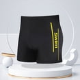 thumbnail image 3 of kpoplk Men's Classic Solid Swim Briefs Sexy Bikini Underwear Beach Tan Through Full Coverage Swimwear Size XXXXL,Yellow, 3 of 9
