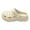 Beige, variant on MIASHUI Women Garden Clogs Indoor Outdoor Slippers Summer Beach Water Shoes,Khaki,9