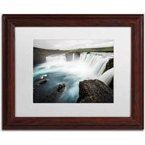 Trademark Fine Art 'Sea of Voices' Canvas Art by Philippe Sainte-Laudy, White Matte, Wood Frame