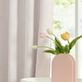 thumbnail image 5 of Ecologee Jill 100% Blackout Tie Top Single Indoor Curtain Panel, Coral, 38" W x 84" L, 5 of 8
