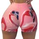 thumbnail image 2 of Fotbe Cool Flamingos Sunglasses Scene Shorts Sin Costuras – Shorts Deportivos de Cintura Alta para Mujer, Elásticos para Gimnasio, Yoga, Running o Ciclismo-Large, 2 of 8