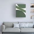 thumbnail image 4 of Canvas Wall Art - Pictufy Studio 'Green Abstract' Wall Art for Living Room, Bedroom, or Office Décor by Trademark Fine Art - 24 x 32 Inches, 4 of 5