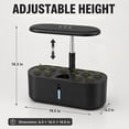 thumbnail image 3 of VOLIVO Indoor Hydroponic Growing System, 10 Pods Plant Germination Kit and 3.6L Water Tank, Auto Timer LED Grow Light for Herbs & Vegetables, 3 of 7
