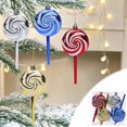 thumbnail image 7 of Darzheoy Christmas Tree Ornaments Lollipop Painted Candy Shaped Christmas Decoration Pendant Accessories Christmas Tree Small Pendant, 7 of 7