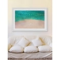 thumbnail image 3 of "White Umbrella Beach" Framed Painting Art Print, 36" x 1.5", 3 of 6