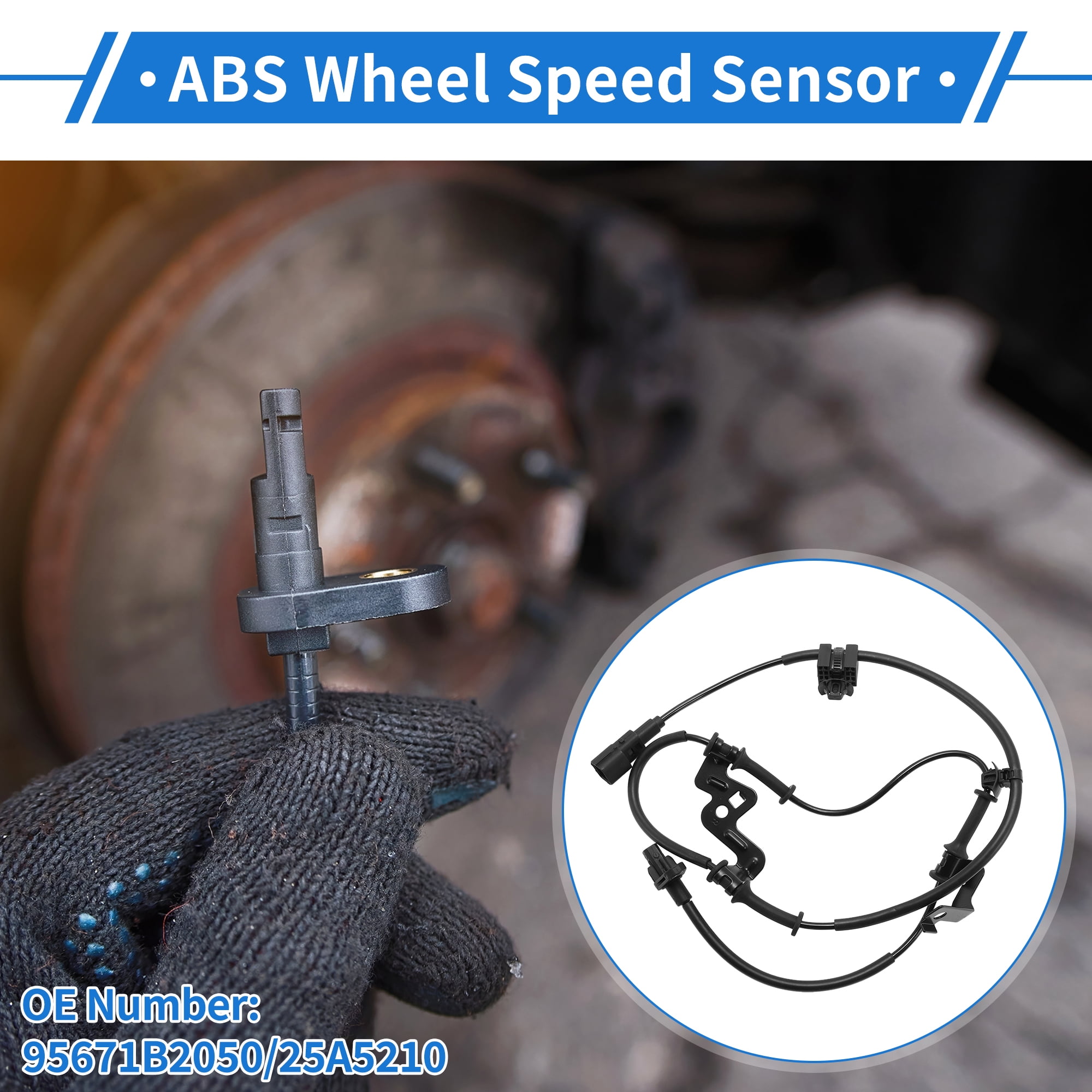 Unique Bargains 95671B2050 ABS Wheel Speed Sensor for Kia Soul 2014-2019