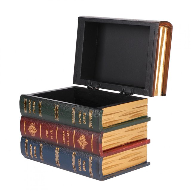 Storage Box, Photo Storage Box, Simulation Decorative Book Shape Storing Beloved Things For Jewelry Storage Office Desktop Organization Home Decoration