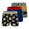 CRAZYBOXER Men's Underwear The Mandalorian Stretch Freedom of movement Boxer Brief Non-slip waistband (3 PACK)