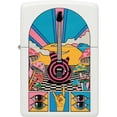 thumbnail image 2 of Zippo 46167 Retro Music Design White Matte Windproof Lighter, 2 of 7
