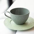 thumbnail image 1 of Elegante de taza de y platillo de cerámica, bandeja para taza de , taza de té de flores en relieve para el té de , taza de BLESIY Taza de café, 1 of 8